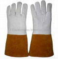 Tig Welding Gloves Made of Leather Cuff