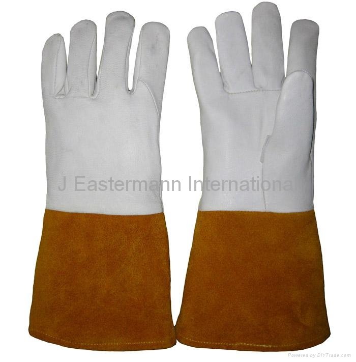 Tig Welding Gloves Made of Leather Cuff Split Leather 1