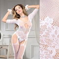 R6241 Half sleeves bodystocking sexy lingerie sexy underwear 3