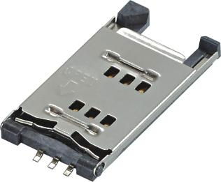 molex connectors 8P 6p sim cards sockets with push push type 4