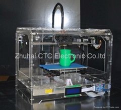 CTC Mercury 3D Printer With dual-extruders SD Card (with 2 Roll ABS Filament)