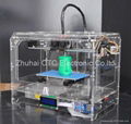 CTC Mercury 3D printer Transparent Casing with dual-nozzle SD card 2 Roll ABS 3