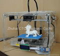 CTC Mercury 3D printer Transparent Casing with dual-nozzle SD card 2 Roll ABS 4