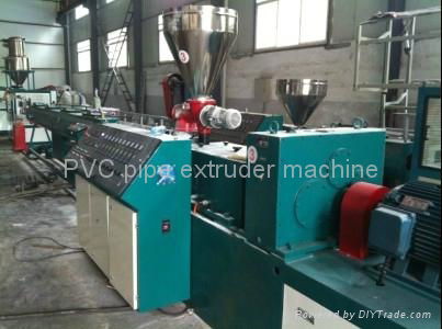 PVC pipe extruder machine