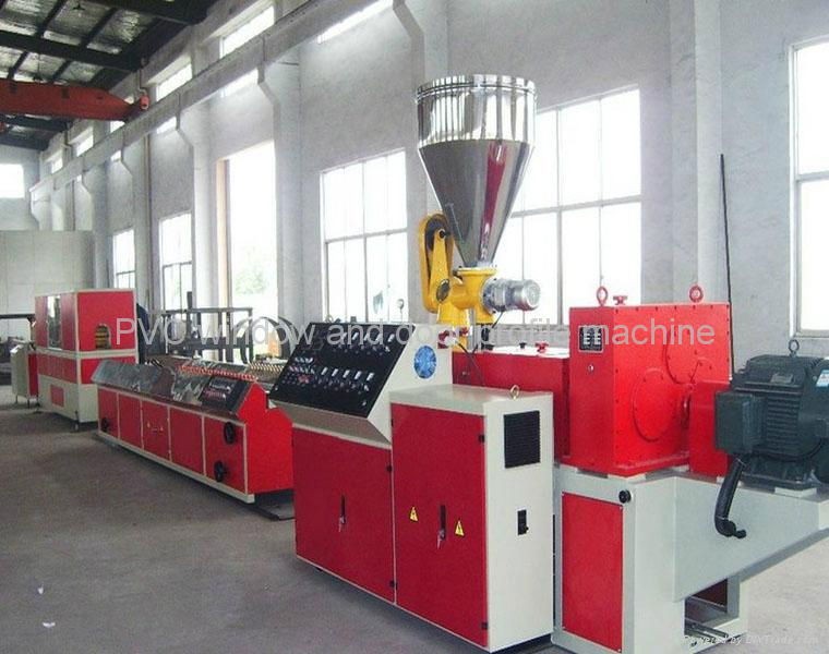 PVC window and door profiles machine