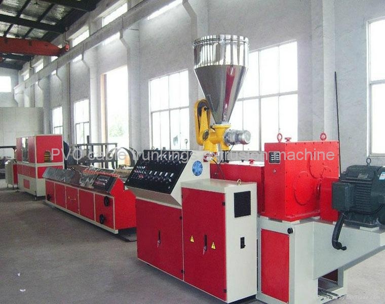 PVC cable trunkings extrusion machine