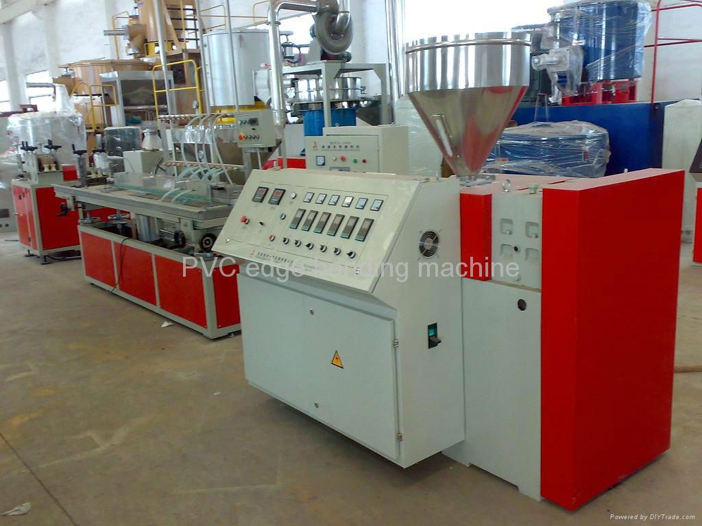 PVC edge banding machine