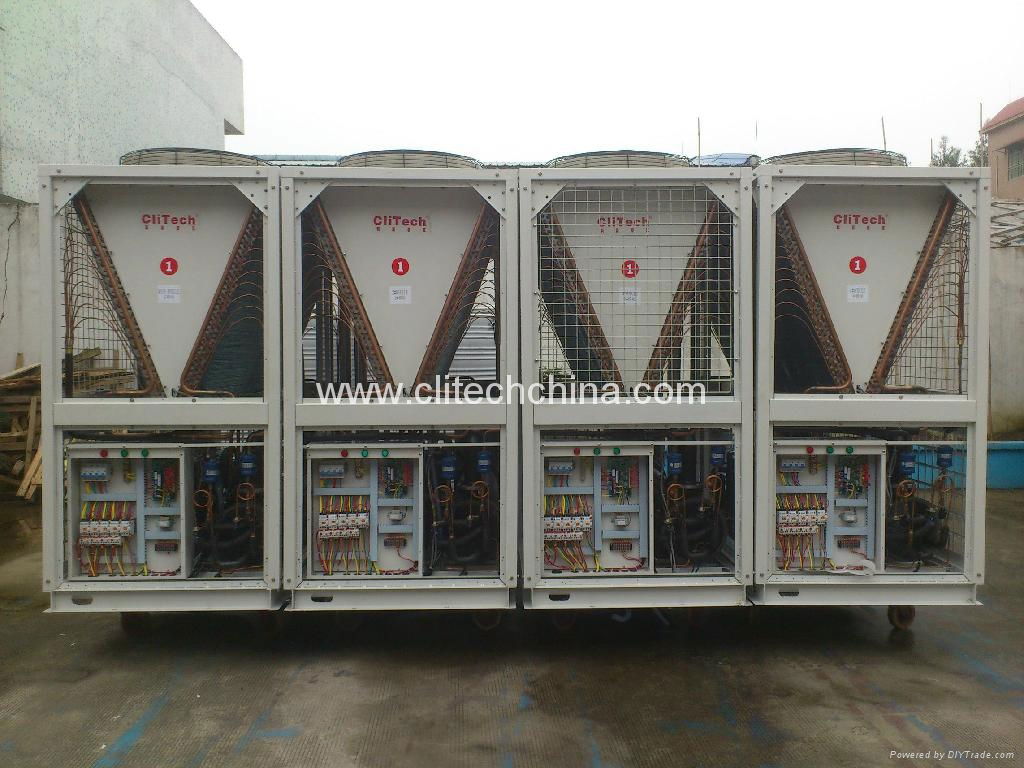 Heat pump chiller for commercial cooling and heating 3