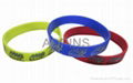 Silicone Bracelets with printing logo 1