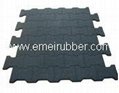 Dogbone rubber tile  2