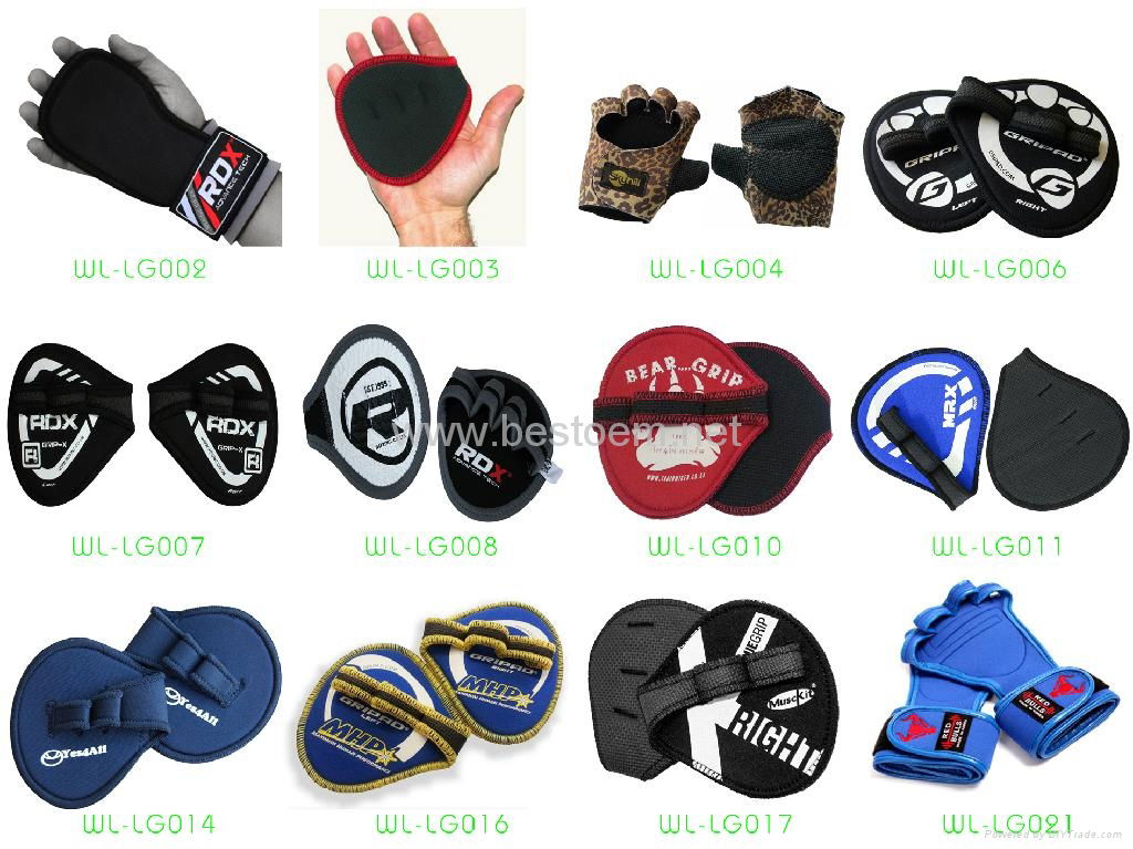 Neoprene Weight Lifting Gloves Grip Pads