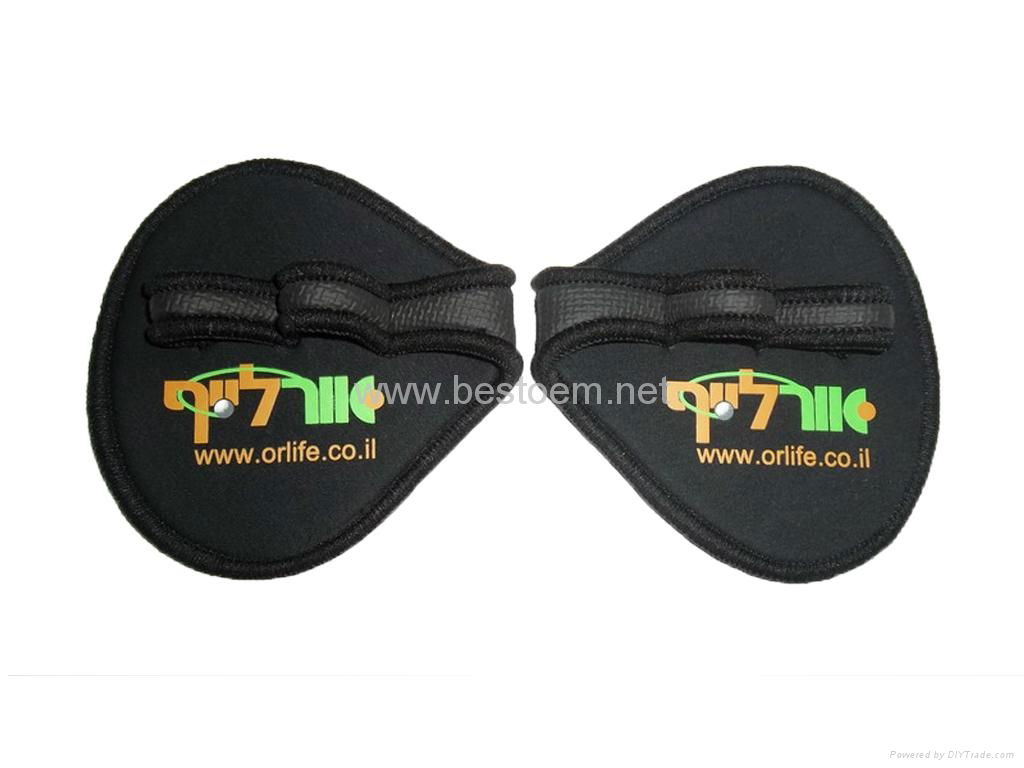 Neoprene Weight Lifting Gloves Grip Pads 4