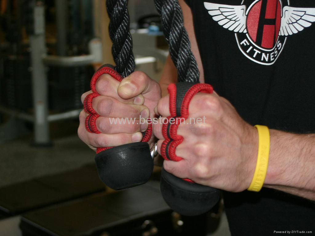 Neoprene Weight Lifting Gloves Grip Pads 5