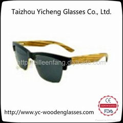 Fashion men and women sunglasses,wood glassesFS2004-4
