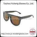 Fashion men and women sunglasses,wood glassesYS0201 2