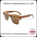 Fashion men and women sunglasses,wood glassesYS0201 3