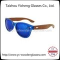 Fashion men and women sunglasses,wood glassesYS0201 5