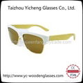 Fashion men and women sunglasses,wood