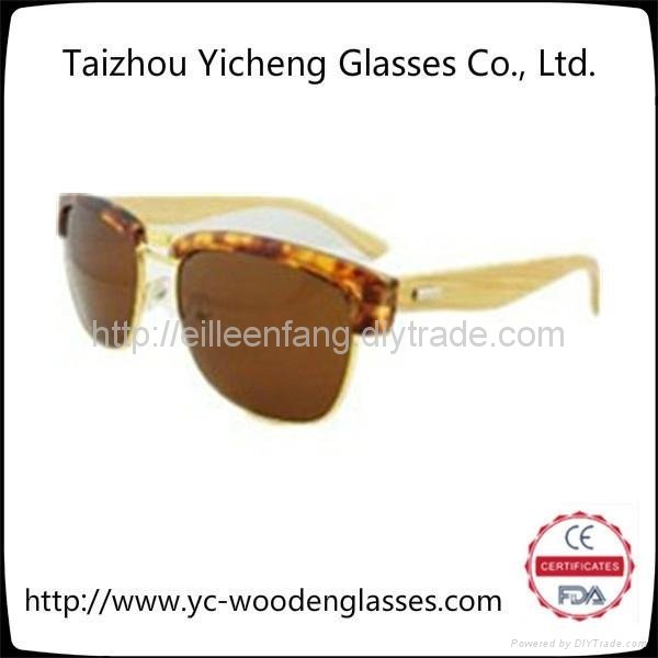 Fashion men and women sunglasses,wood glassesYS0210 3