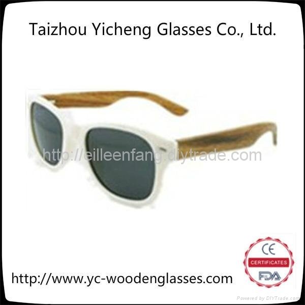 Fashion men and women sunglasses,wood glassesYS0210 5