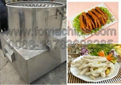 stainless steel chicken feet peeling machine