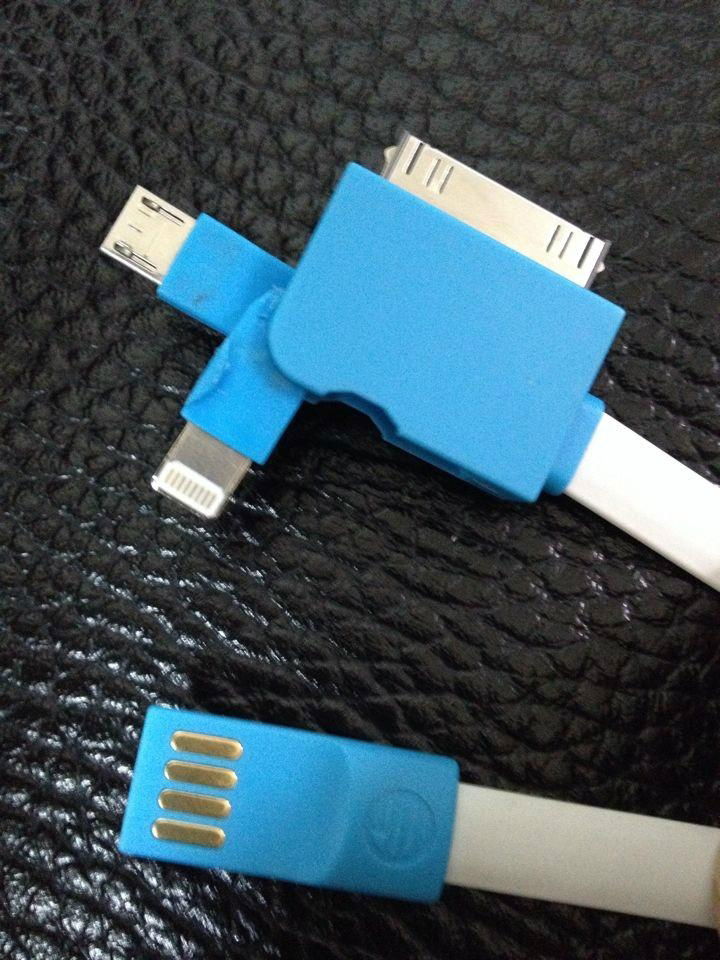 Power Bank 3 in 1 Multiple Connector USB Cable 3