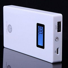 Super Thin 5500mAh Li Polymer Mobile Power Bank with LCD Display