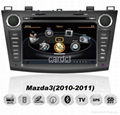 Car DVD Player For Mazda 3 With GPS Navi Radio BT iPod 3G WIFI