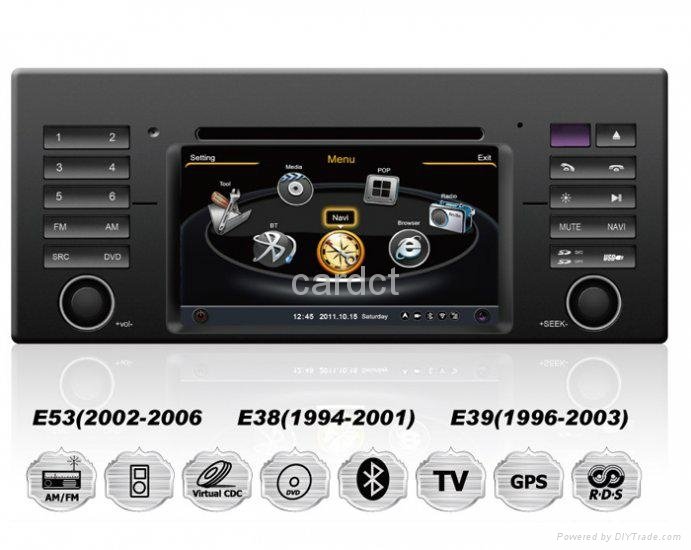 Car DVD Player For BMW E39 X5 With GPS Navi Radio BT iPod 3G WIFI