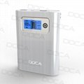 DOCA D568 dual usb portable charger power bank 12000mAh mobile power bank   4