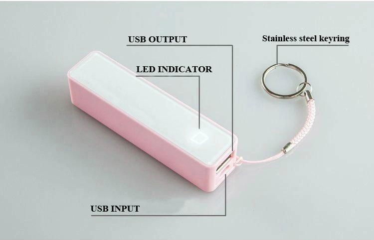 2600mah Portable Keychain Power Bank 4