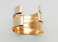 Double Fold Formed Copper Cuff Bracelet Solid Copper Cuff Bracelet 4