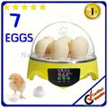 2012 hot selling mini egg incubator YZ9-7 for 7 eggs 1