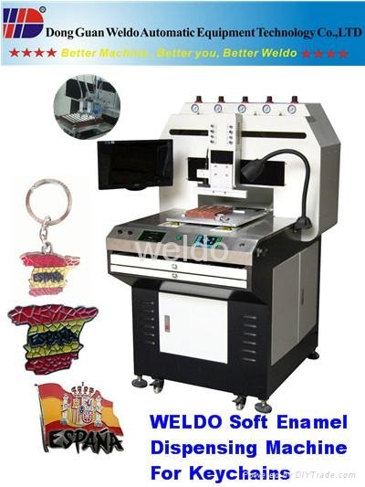 Supply Stable Quality Enamel Keychain automated paint dispenser machine