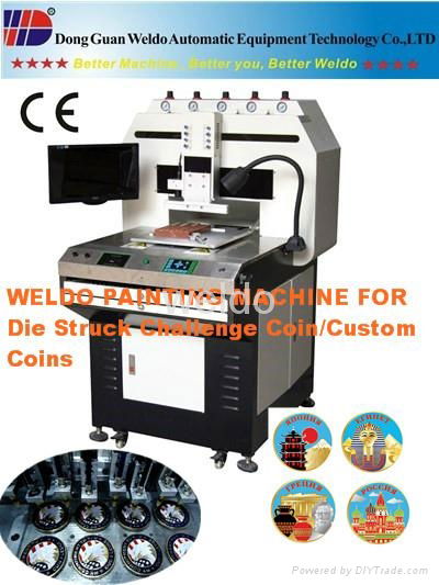 Supply Enamel Coins Coloring machine  