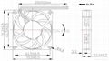 70x70x15mm 12V Axial Cooling Fan 2