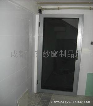 成都三節式隱形防盜紗窗 3