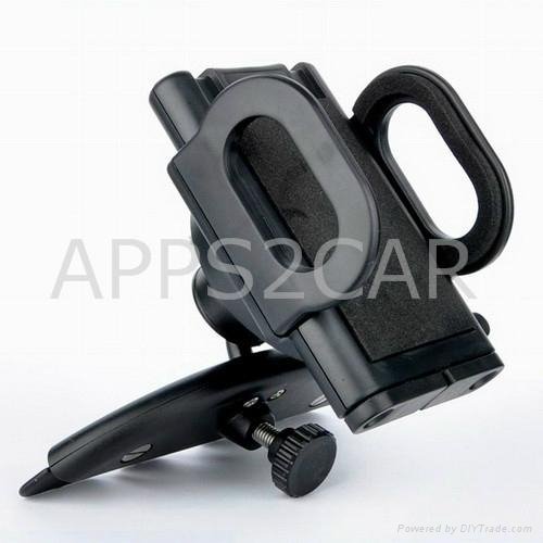 APPS2CAR Apple iPhone Smartphone GPS PDA MP3 MP4 Car Mount CD Dock Cell Holder   2