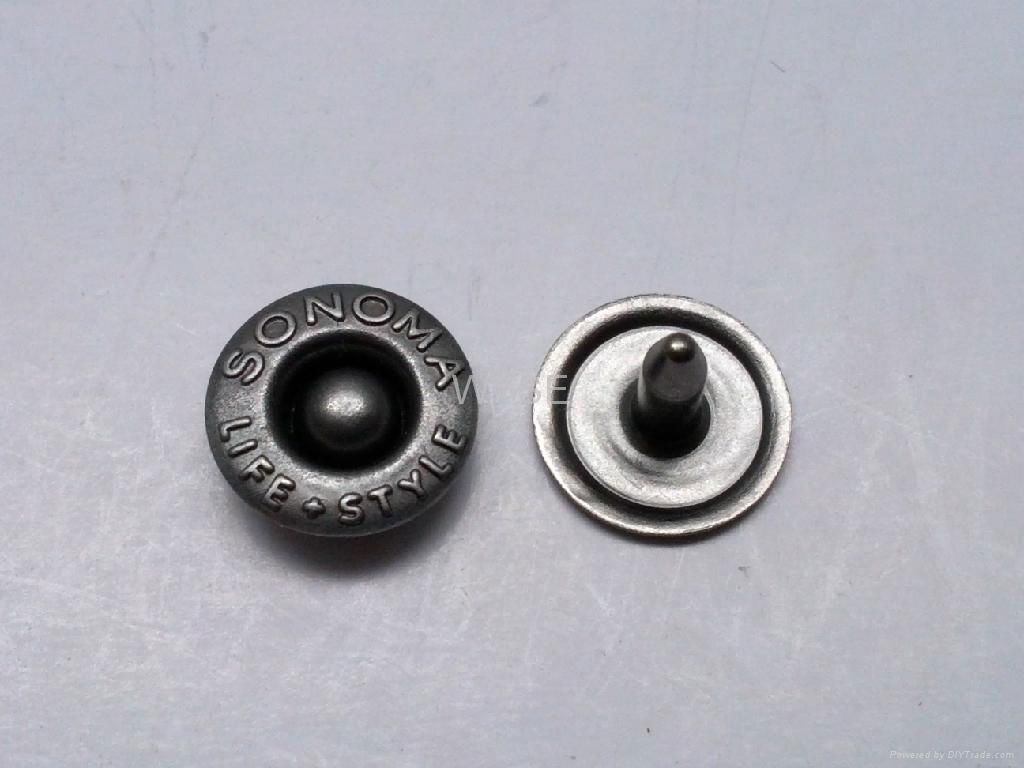 Metal jeans rivet, jeans trim, rivet WYSERT001 WYSE (China