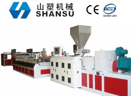 PVC Foamed Sheet Production Line wpc sheet machine 2