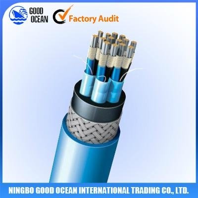 Twisted pair copper wire conductor Marine Telecommunication Cable 5