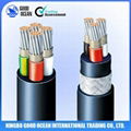 Double cores 2.5MM  Fire resistant Marine flexible cable specification  1