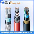 Double cores 2.5MM  Fire resistant Marine flexible cable specification  2