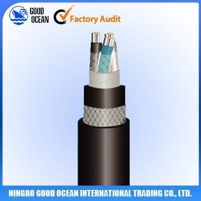 Double cores 2.5MM  Fire resistant Marine flexible cable specification  4