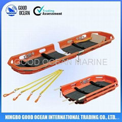 Foldable basket type rescue stretcher