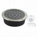 24VDC RGB DMX 36W LED underground light epistar IP67 LED underground light 1