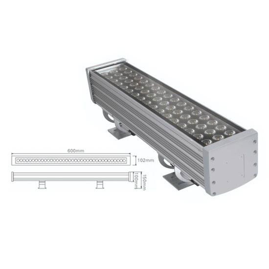  	24vdc 3in1 Epistar rgb led dmx led wall washer light 9W led wall washer led ou