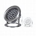 high power LED underwater lamp 36W RGB DMX Epistar