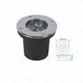 3W LED underground light RGB DMX 24VDC 3W Epistar 1