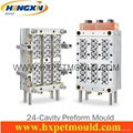 24-cavity preform mould